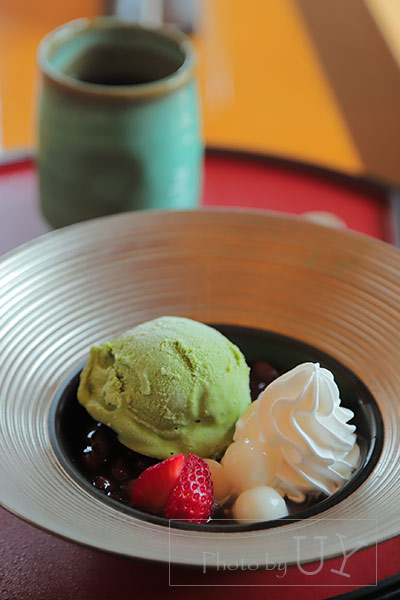 抹茶アイスくりーむぜんざい