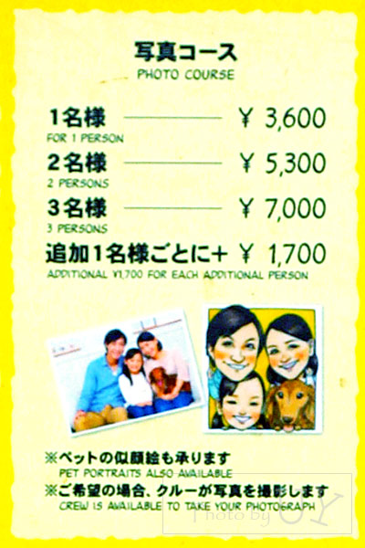 似顔絵アート写真