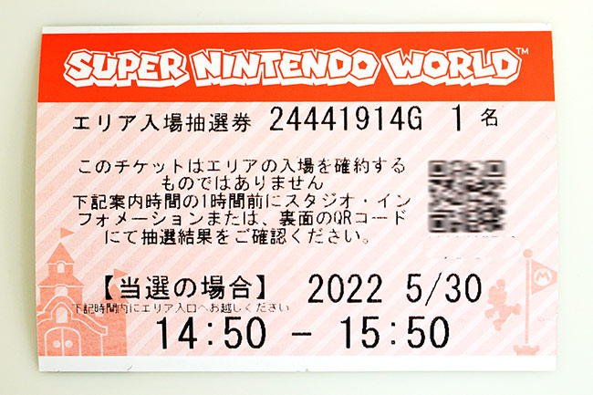 ニントンドーワールド入場抽選券