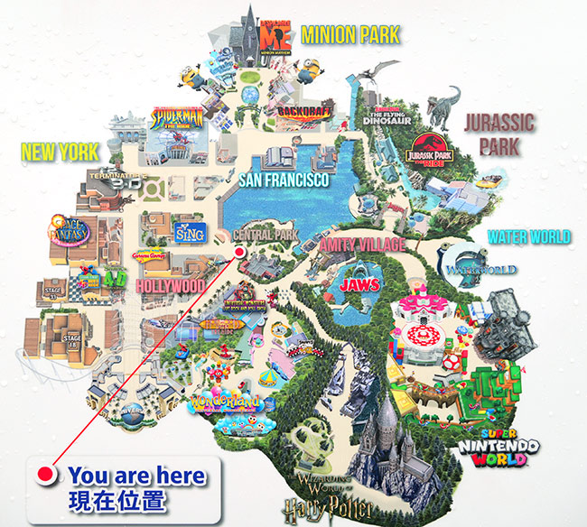 USJパークマップ