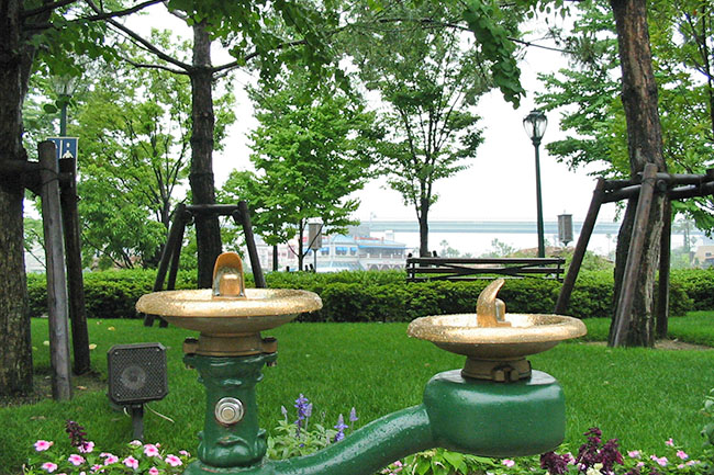 セントラルパークにある水飲み場