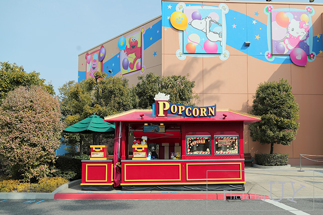常設のポップコーンカート