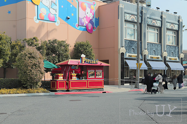 常設のポップコーンカート