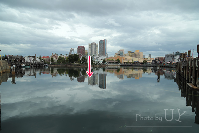 ラグーンの排水口