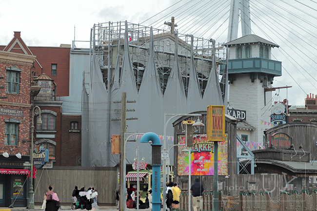 ＵＳＪの台風強風対策