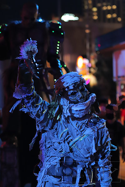 ハロウィーンホラーナイトのゾンビ