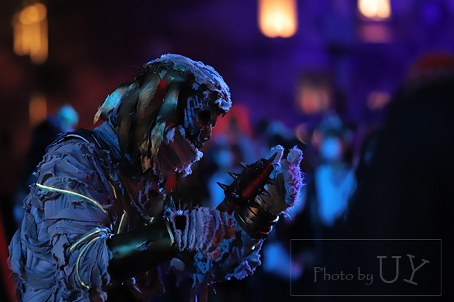 ハロウィーンホラーナイトのゾンビ