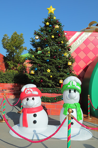 ニンテンドーワールドで初めてクリスマス仕様