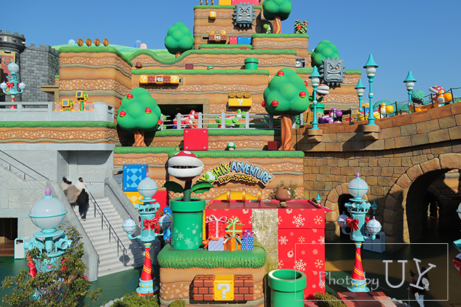 ニンテンドーワールドで初めてクリスマス仕様