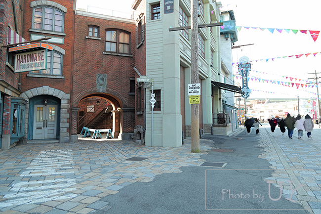 スパイダーマンのフォトスポット