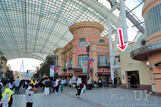 USJの中インパークロッカー