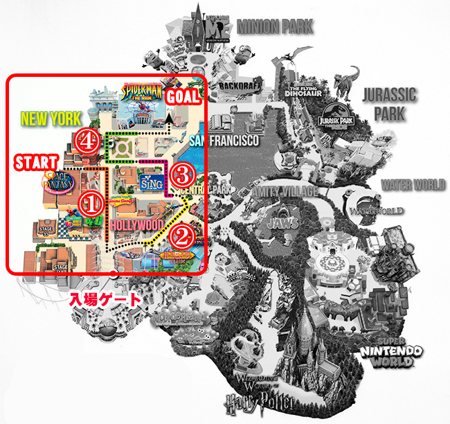 NO LIMIT! パレードルート