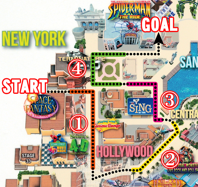 NO LIMIT! パレードルート