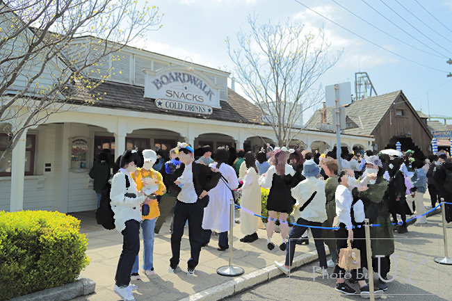 ボードウォークカフェの行列