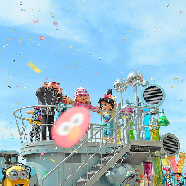 ノーリミットパレードのコンフェ・紙吹雪