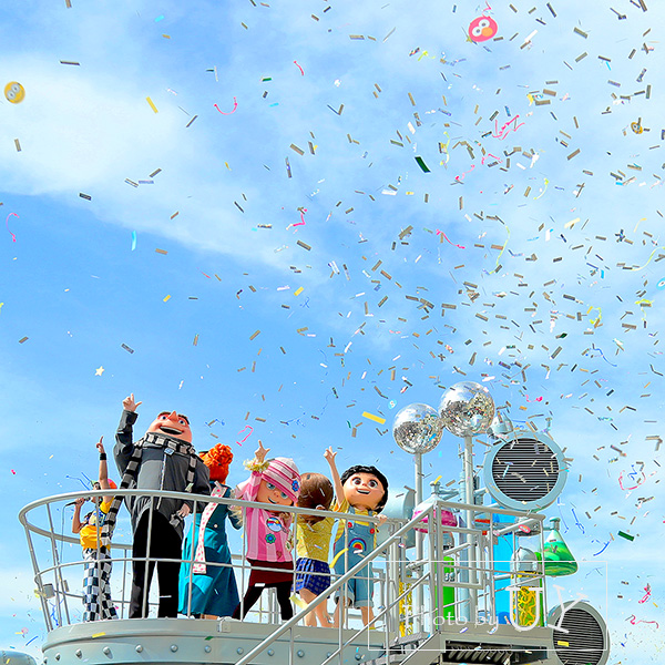 ノーリミットパレードのコンフェ・紙吹雪