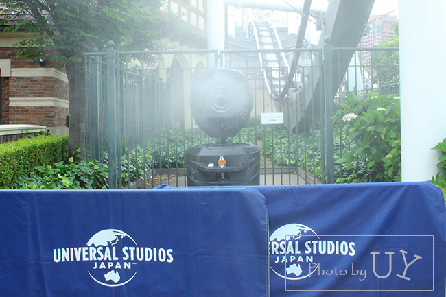 大型のミストファン