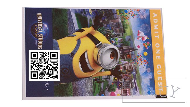 チケットとQRコード