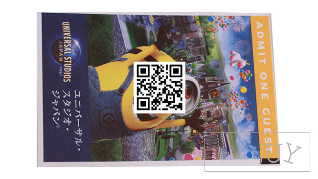 チケットとQRコード