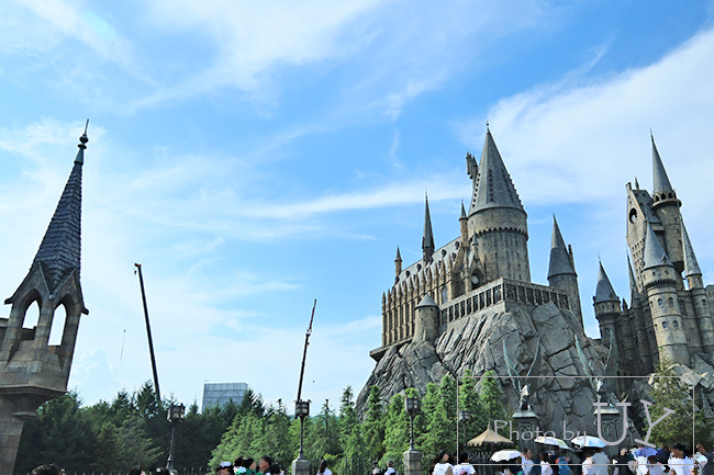 ホグワーツ城とドンキーコングエリア