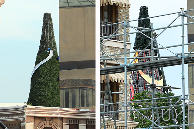 クリスマスツリーの比較