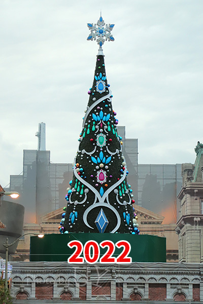 2022年USJのクリスマスツリー