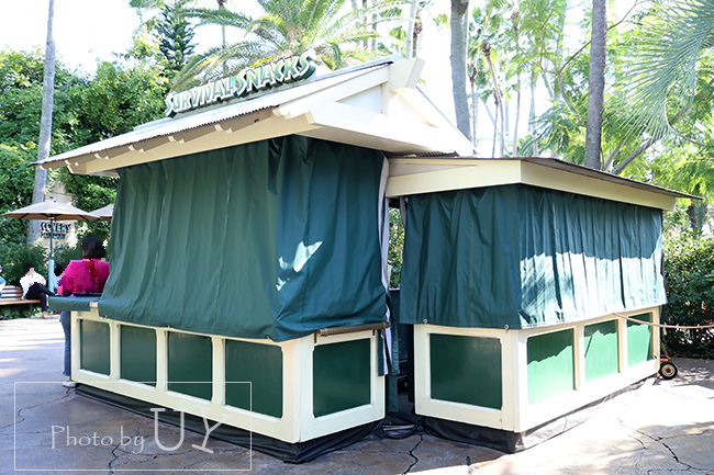 ブラックペッパーポークリブ販売のフードカート