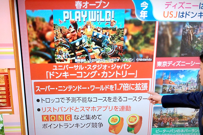 ドンキーコングカントリー開業予定