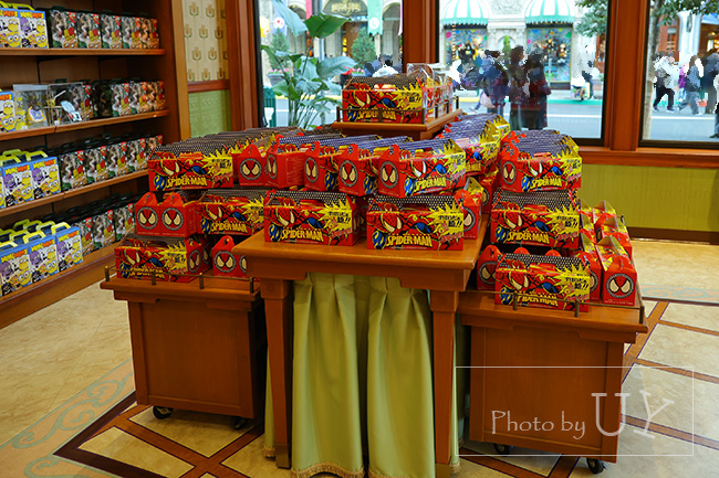 スパイダーマンのお土産「すぱいだぁ麺」