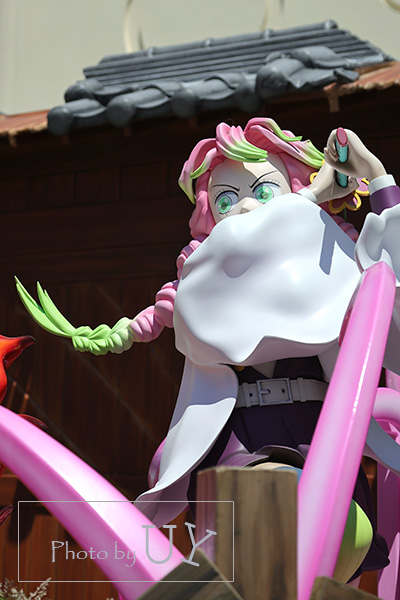 鬼滅の刃 XRライド ~刀鍛冶の里を疾走せよ~モニュメント甘露寺蜜璃