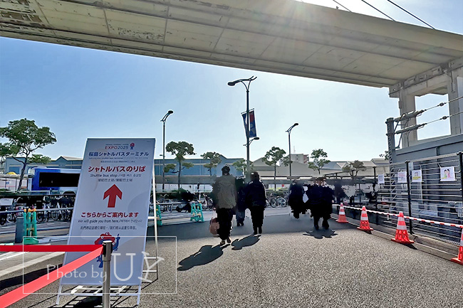 桜島駅万博行きバスターミナルへの行き方
