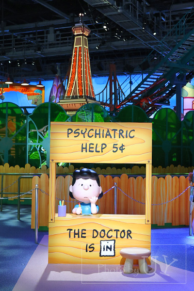 ユニバーサルワンダーランドにある屋内施設のスヌーピースタジオ