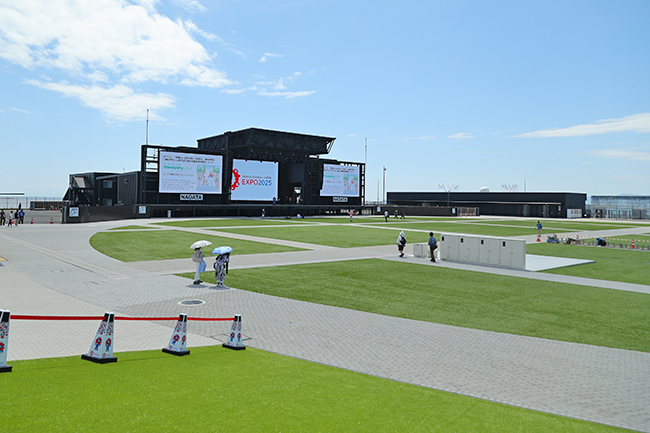 万博で一番広い屋外アリーナの「Matsuri」