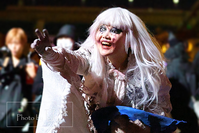 ハロウィーンホラーナイトのゾンビ