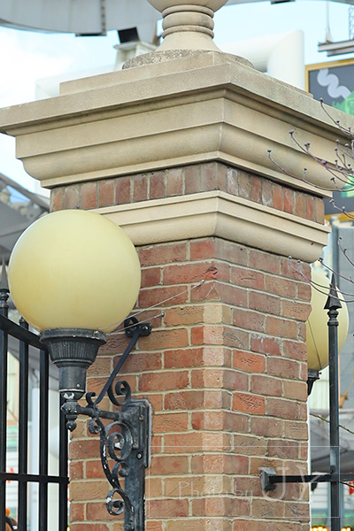 セントラルパークの入り口門柱