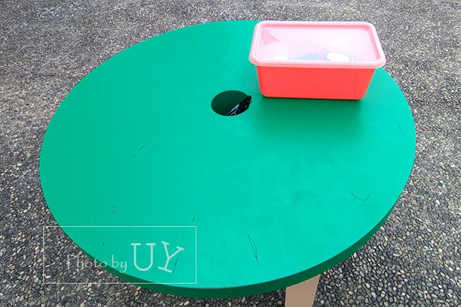 USJみんなの宝物ボード用メッセージ記入テーブル