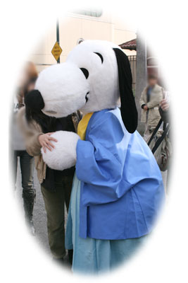 2007年スヌーピーも着物姿