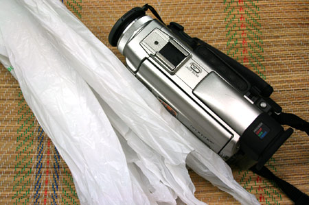 ウォーター・パレードでカメラの防水