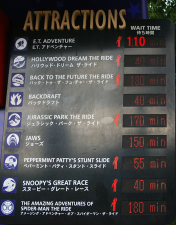 お盆の待ち時間