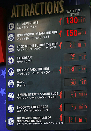 お盆の待ち時間