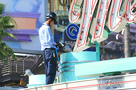 キャノン砲の水分補給