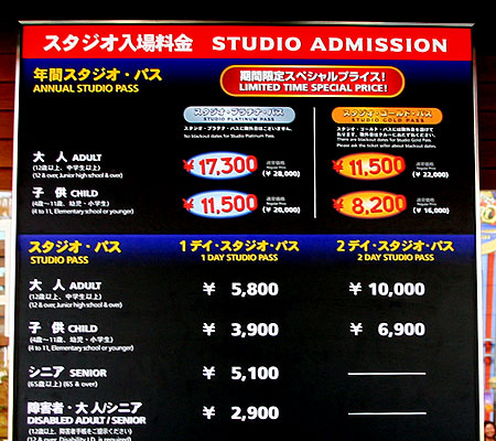 年間パスと２でいパスの差