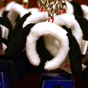 スヌーピーの携帯ストラップ