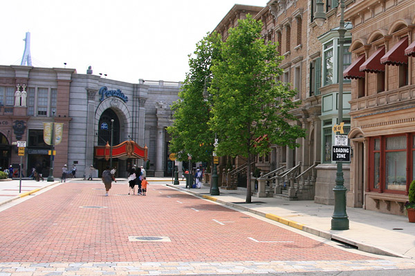 グラマシーパークのレンガ道