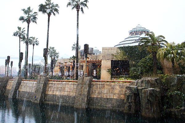 雪のUSJ