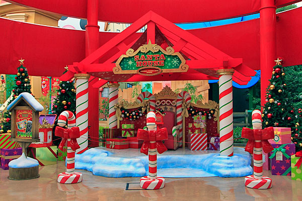サンタクロースのフォトオプチュニティ<br/>