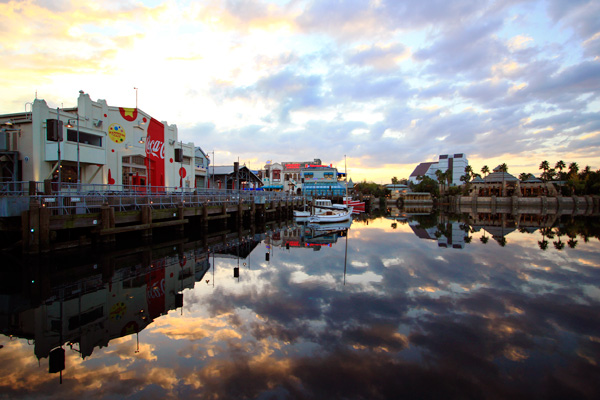 ラグーンの夕暮れ