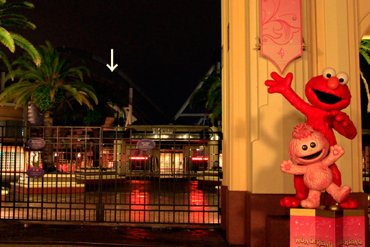 ハリウッド・ドリーム・ザ・ライド～バックドロップ