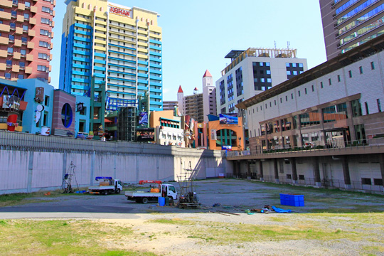 ホテルユニバーサルグランドタワーの建設予定地