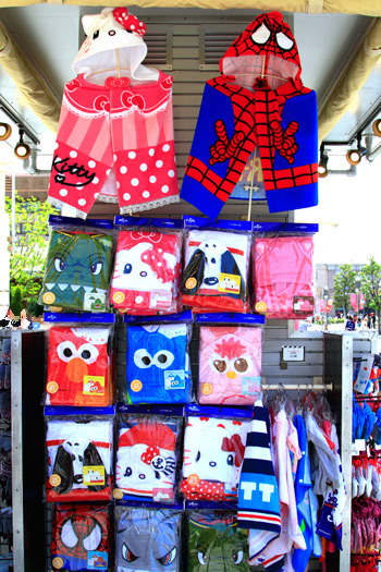 フード付きタオル